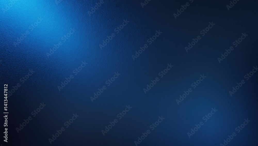Poster sleek metallic design in bright azure tones. textured backdrop adorned with sparkles and a gradient 