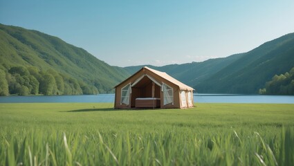 Fototapeta premium Classic Cabin Tent