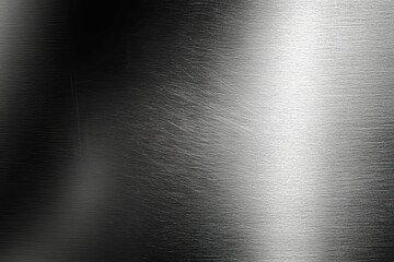 Metallic surface showing scratches and a gradient of light and shadows
