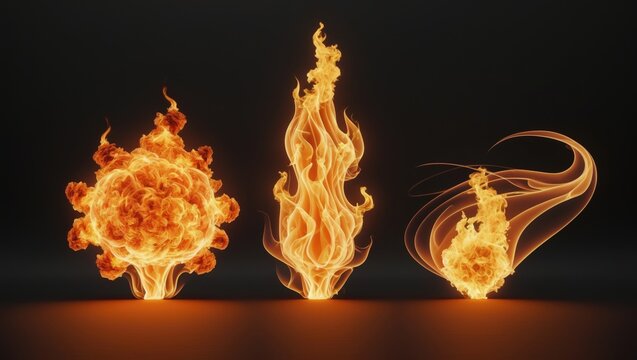 Series of explosions