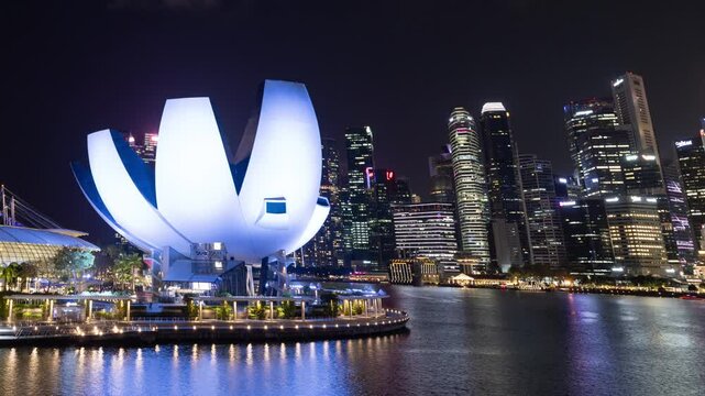 singapore marina bay city skyline 