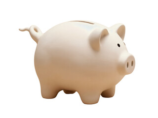 Obraz premium Sparschwein aus Keramik PNG mit transparentem Hintergrund