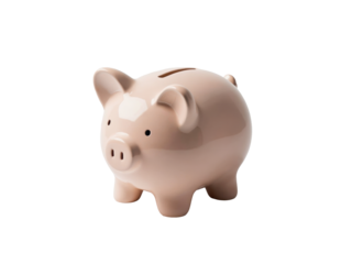 Sparschwein aus Keramik PNG mit transparentem Hintergrund

