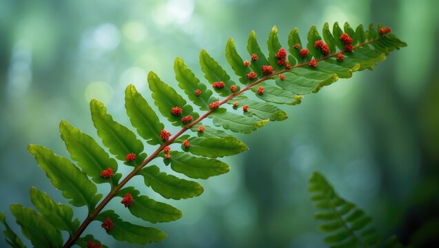 Sporangium and Fern