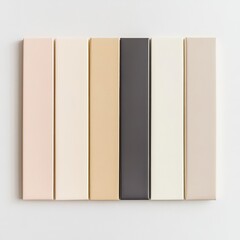 Neutral Color Palette Samples Six Subtle Shades for Interior Design