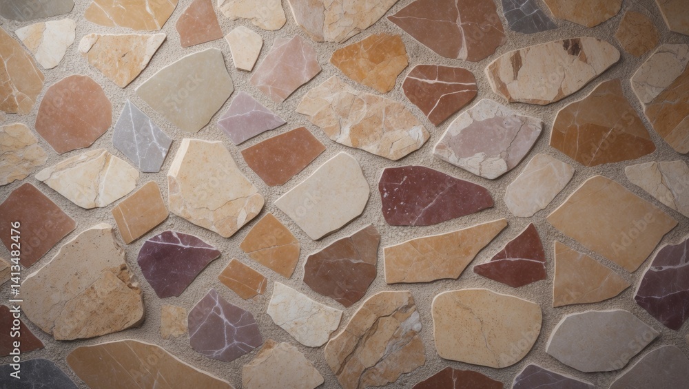 Poster marble stone and pebble background and texture