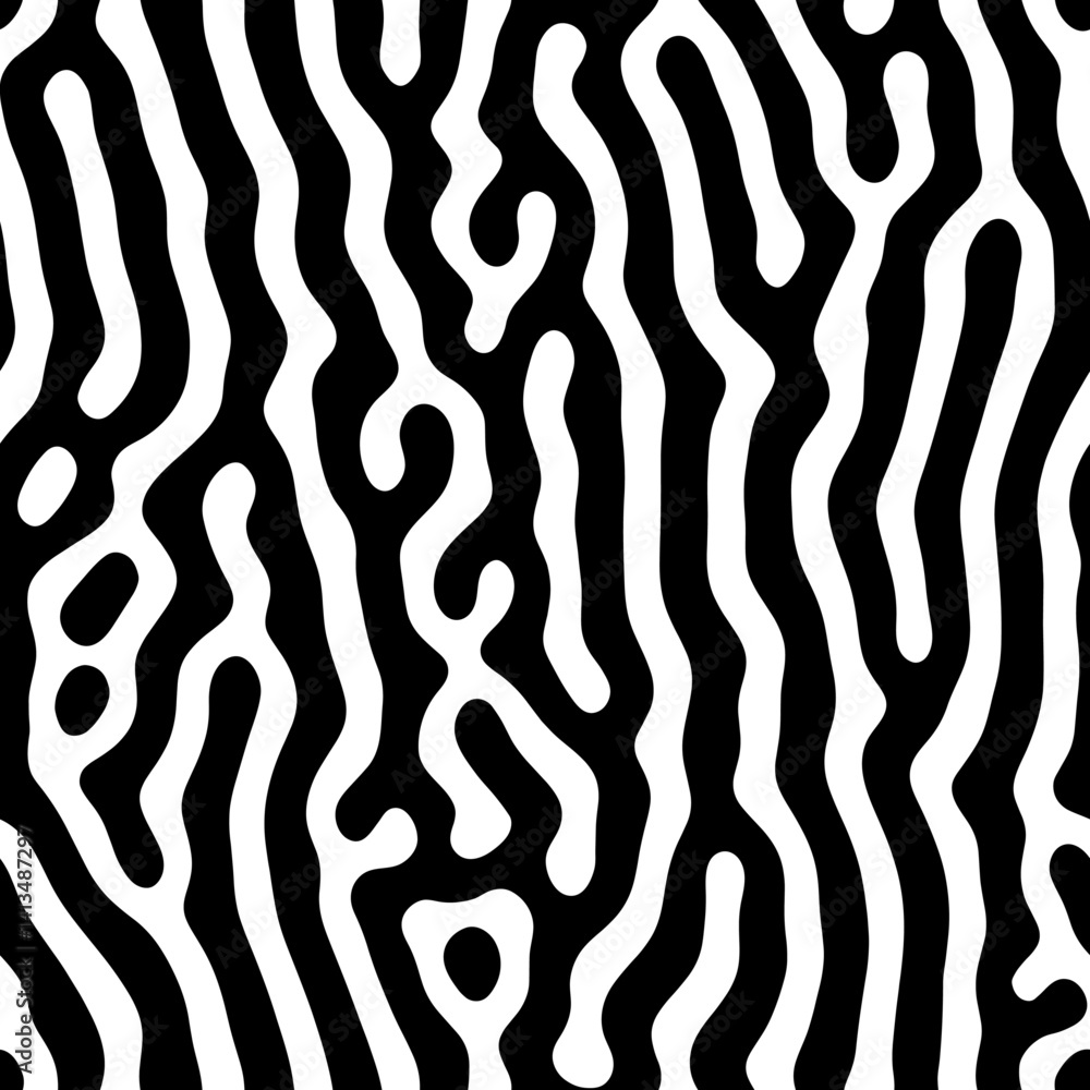 Poster seamless reaction diffusion seamless pattern. abstract vector background.