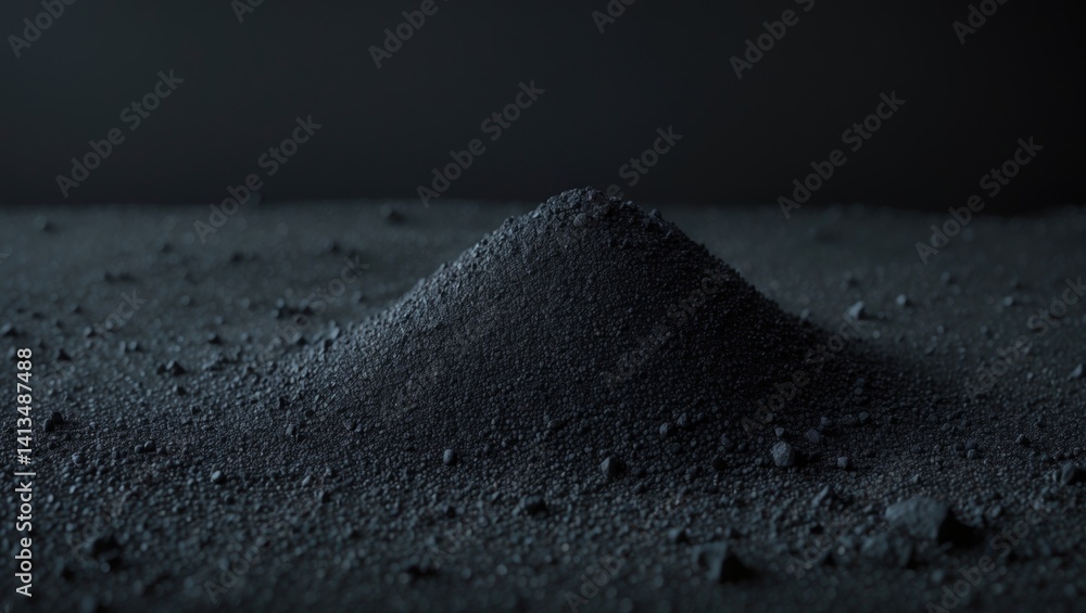 Poster close-up of powdered texture for background