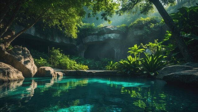 Natural spectacle of Cenote Azul