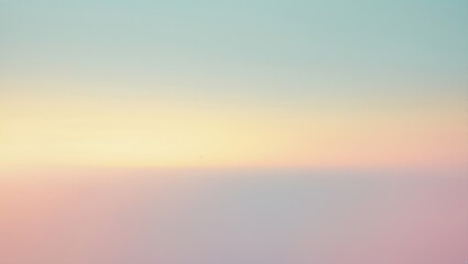 Sunset Against a Blurred Background