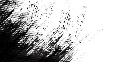 Grunge Urban Background. Texture Vector. Black and white Grunge Texture. Damaged overlay texture. Grunge background. Abstract texture effect. Vector Illustration.