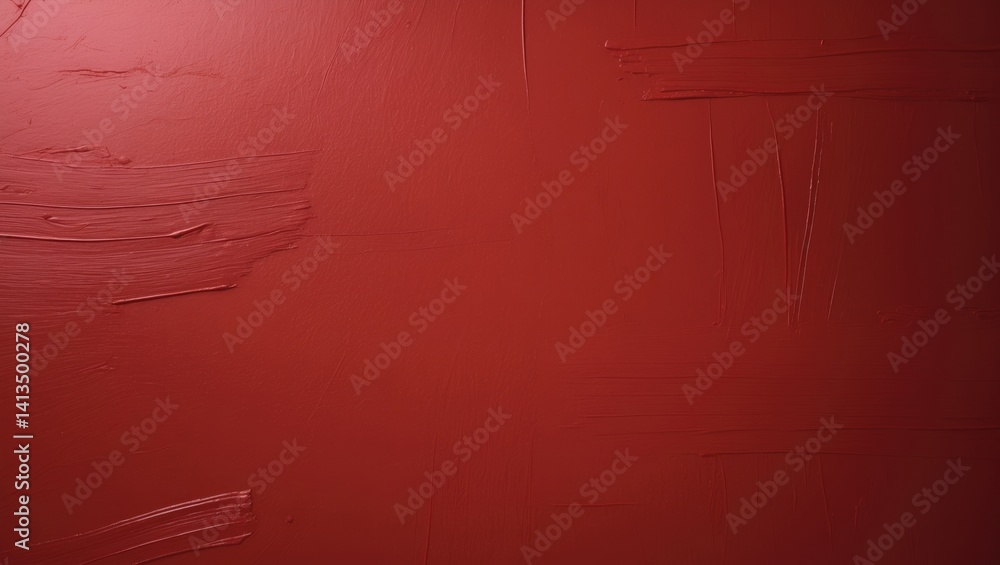 Poster abstract red background with paint texture