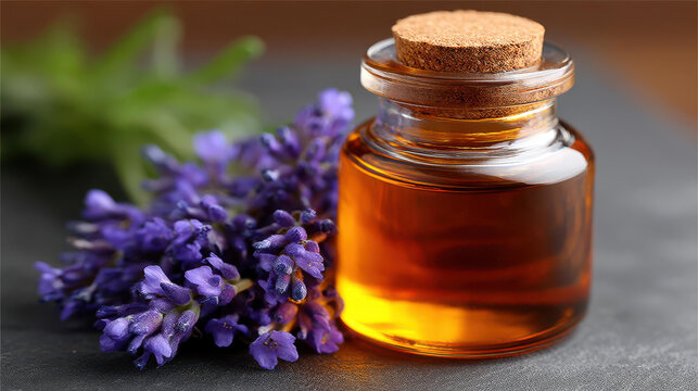 Discover the soothing essence of lavender herbal oil, perfect for relaxation and aromatherapy bliss in any space.