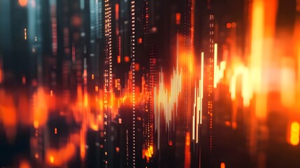 Obraz premium Visual representation of economic downturn with inflation charts and rising prices, showing financial risk, market trends, and recession impact 