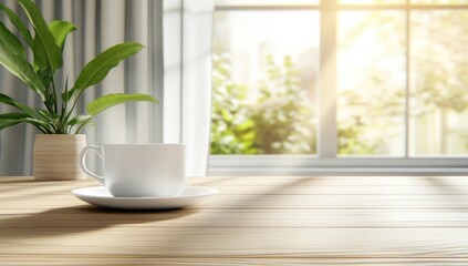 Cozy morning light scene