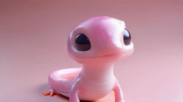 Pink Salamander Animation