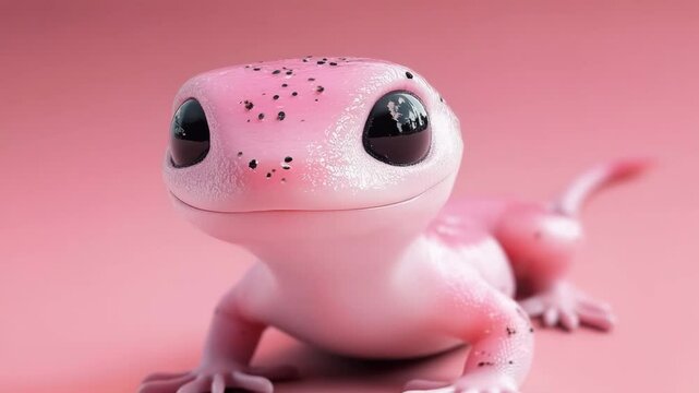 Pink Salamander Animation