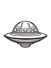 UFO with Aliens
