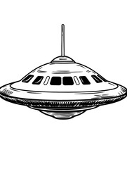 UFO graphic illustration