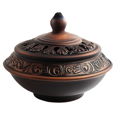 Incense burner isolated on transparent background