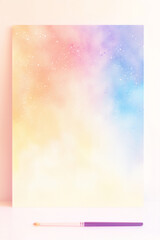 watercolor galaxy,