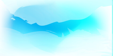 Vibrant Light Flow Pastel White Smooth Gradient Mesh. Ocean Blue Water Bright Color Background. Cloudy Liquid Sky Summer Curve Design Pic. Fluid Soft Blurry Turquoise Wavy Gradient Backdrop.