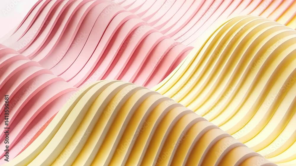 Poster colorful waves of paper create a mesmerizing display of texture and light in a creative workspace se
