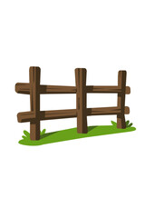 Naklejka premium old wooden fence