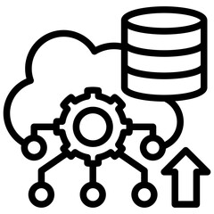 Obraz premium Edge Computing Icon