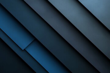 Obraz premium Diagonal overlapping layered paper texture displaying various shades of blue