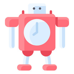 Robot Clock Kids