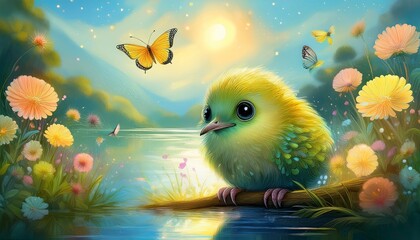 Niedlicher kleiner Kiwi