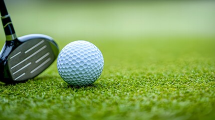 Golf swing practice golf course image natural light close-up sport technique