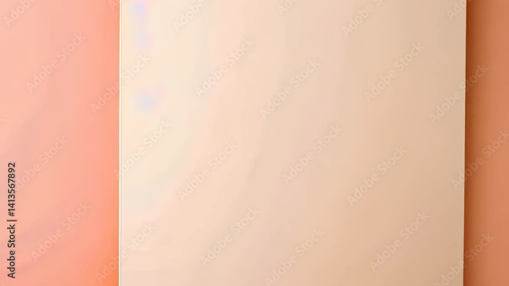 Poster captivating hues of soft peach and cream merge in an artistic exploration of color contrast at a cre