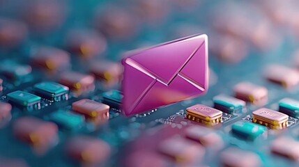 Abstract purple crystal geometric design background bokeh texture