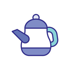 Obraz premium Coffee Set icon vector stock illustration