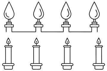 Drip irrigation emitter equipment diverse models