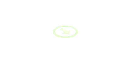 Glowing green download icon floating on a black digital background --ar 16:9 --v 7.0