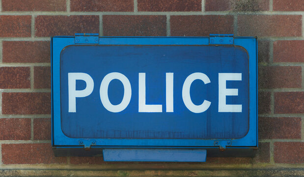 Police Station Sign
