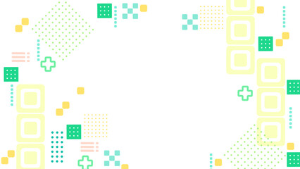 ポップでかわいいパステルカラーの背景素材