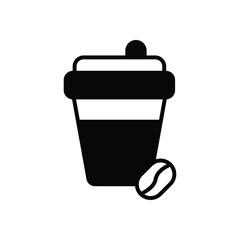 Coffee To Go icon vector stock illustration