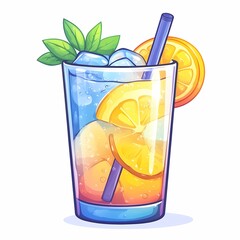 Refreshing Citrus Cocktail with Lemon and Mint Vibrant Summer Mocktail Recipe for a Cool Party Drink