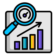 Kpi Dashboard  Icon Element For Design
