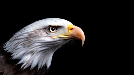 Fototapeta premium Majestic eagle portrait close up wildlife photography