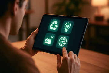 Innovative visual metaphors showcase ethical messaging through technology, highlighting sustainability and environmental awareness