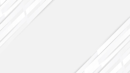 Geometric white and grey gradient background with, light overlay and shadow, vector illustration.