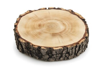 Natural Wooden Tree Slice Cross Section Round Wood Texture