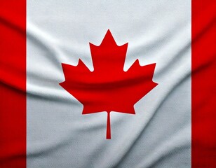  One flag of Canada. National country symbol 