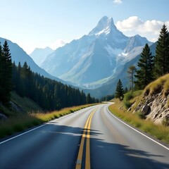 Picturesque roads and travel routes