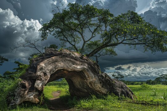 Environmental tribute: Day of Trees in Colombia honors nature, preserving landscapes, raising awareness sustainability, reflecting nation commitment to protecting greenery, forests. - Powered by Adobe